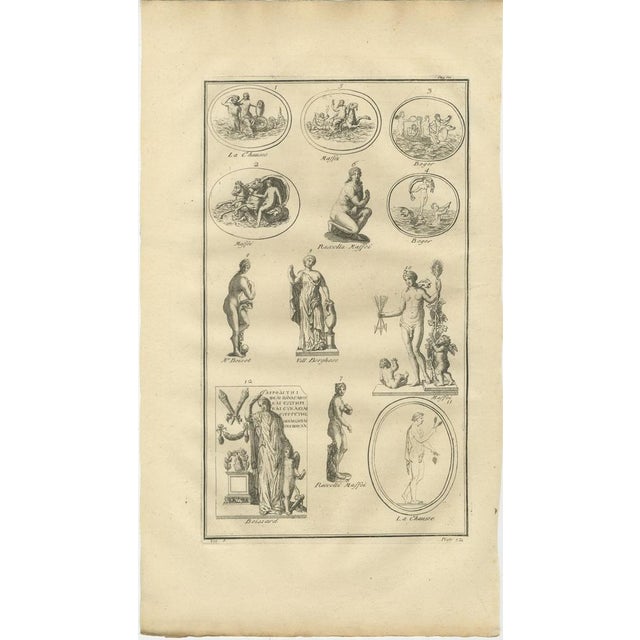 Montfaucon, Classical Gods & Mythology, 1721, Engravings, Set of 3 For Sale - Image 6 of 9