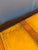 Wood Vintage French Provincial Writing Desk With Leather Inset Top, Cabriole Legs & Brass Hardware For Sale - Image 7 of 12