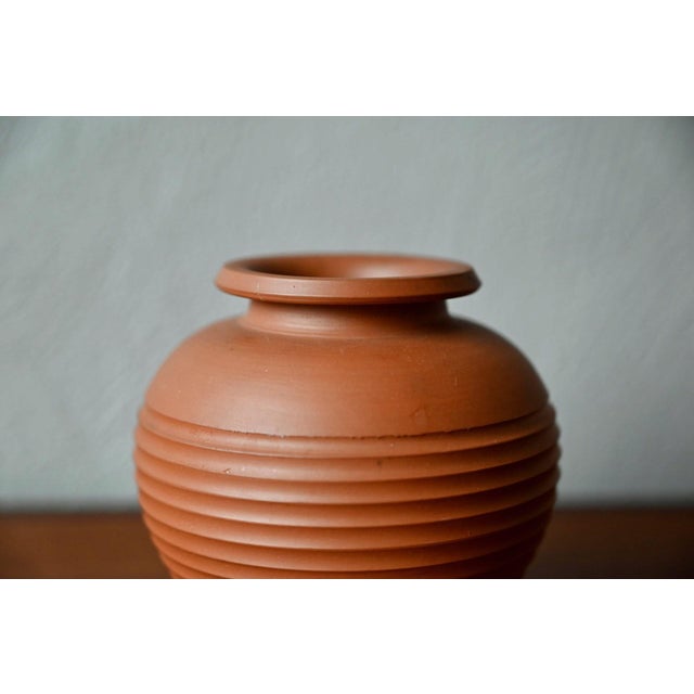 Vintage Brutalist Terracotta Vase from Alfred Krupp, 1970s For Sale - Image 3 of 7