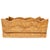 Artifacts Rattan Scallop Collection Shelf Basket in Honey Brown - 14" For Sale In Houston - Image 6 of 9