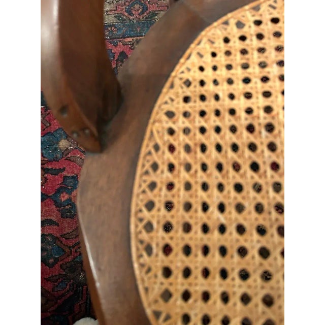 Wood Late 19th Century Walnut Chair With Caned Seat For Sale - Image 7 of 7