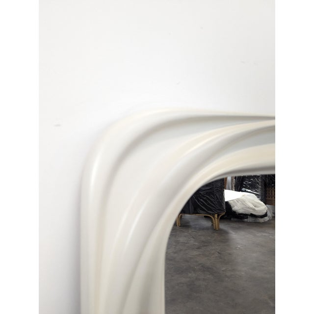Italian Square Resin Mirror, 1970s For Sale - Image 3 of 6