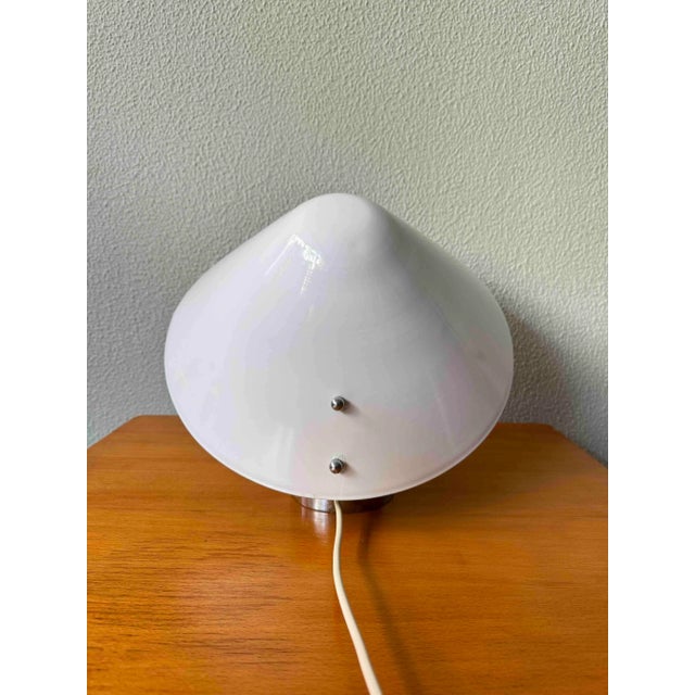 Chioccio White Aluminum & Chrome Table Lamp by Sergio Mazza for Quattrifolio, Italy, 1970s For Sale - Image 11 of 18