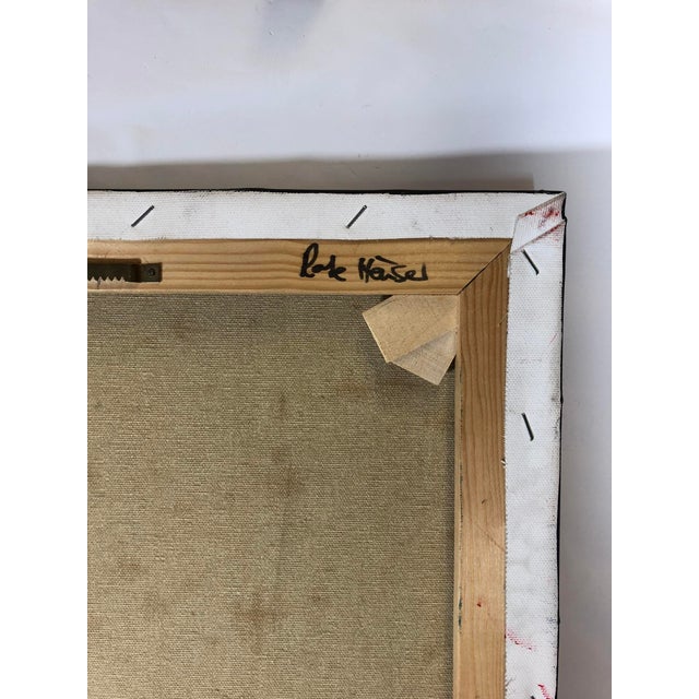 Red Lars Pfeiffer, Red Houses Triptych, 2003, Oil on Canvas, Set of 3 For Sale - Image 8 of 15