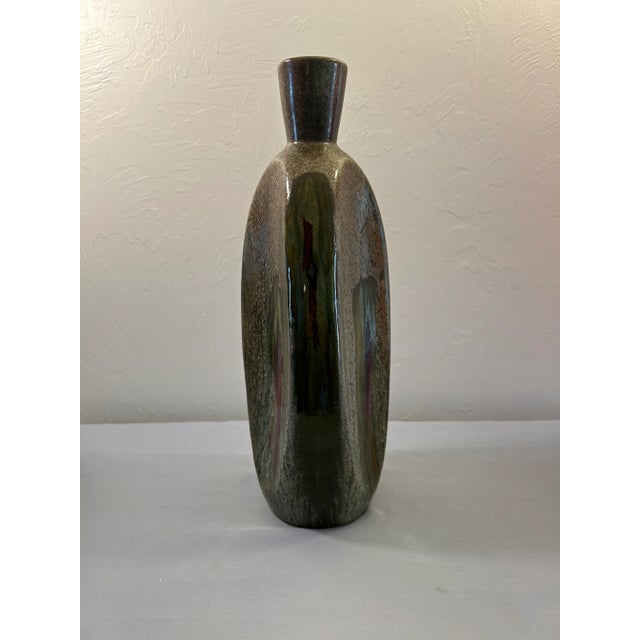 Late 20th Century Late 20th Century Wonderful Crafts Pottery Vase For Sale - Image 5 of 7
