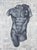 In collaboration with my husband, John Velo, this piece explores the classical male torso through a modern, textural...