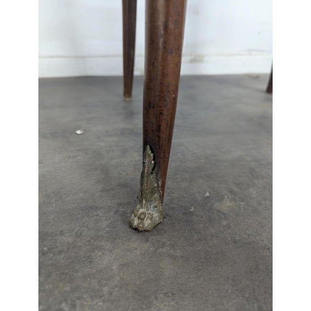 Transitional Style Mahogany Side Table For Sale - Image 5 of 8