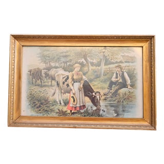 Unknown, Before the Wedding, 1890s, Oleograph, Framed For Sale