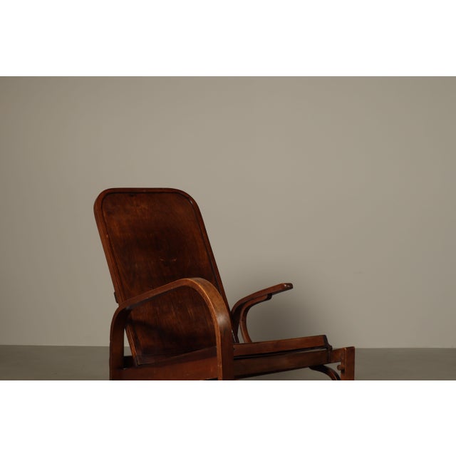 Adjustable Lounge Chair by Walter Gerdau / Móveis Gerdau, Brazil, 1950 For Sale - Image 10 of 16