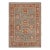Rug & Kilim’s Oushak Style Rug in Red, Blue and Brown Floral Pattern For Sale