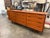 A rare 1960s Danish Modern teak 12-drawer lowboy credenza dresser and a masterpiece of mid-century Scandinavian design....