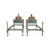 Graceful and luminous, this pair of Venetian-style twin beds captures the romance and artistry of Northern Italian design....