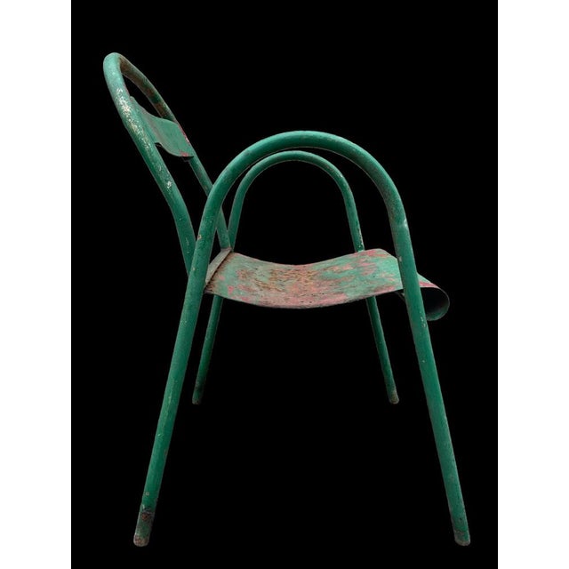 Stackable Armchairs from Tolix, 1950s, Set of 3 For Sale - Image 16 of 18