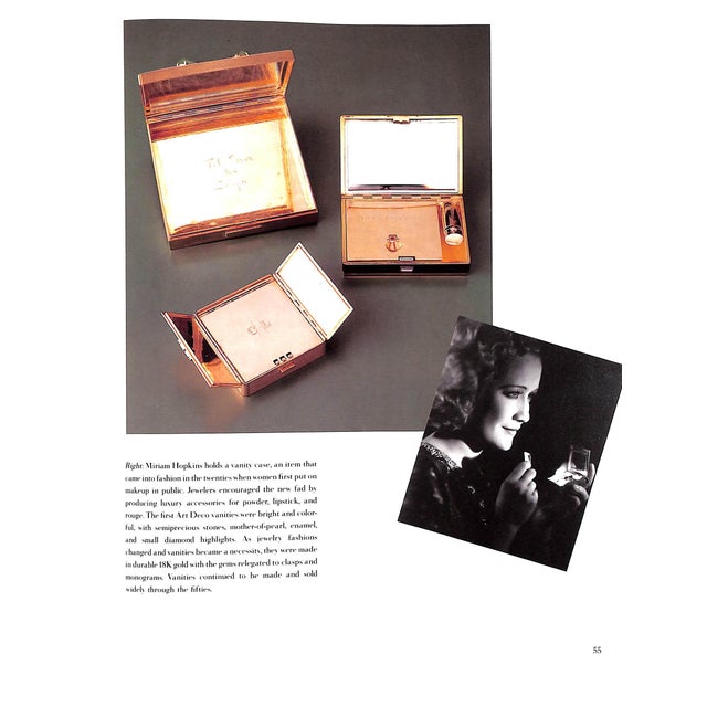 White "Hollywood Jewels: Movies, Jewelry, Stars" Book 1992 Proddow, Penny, Healy, Debra, Fasel, Marion For Sale - Image 8 of 10