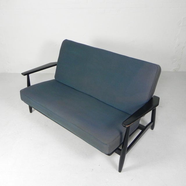 Vintage Bench in the style of Viko Baumritter, 1960s For Sale - Image 12 of 18
