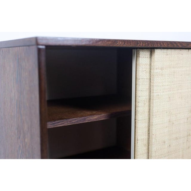 Sideboard in Wenge and Raffia by Martin Visser, 1970s For Sale - Image 9 of 11