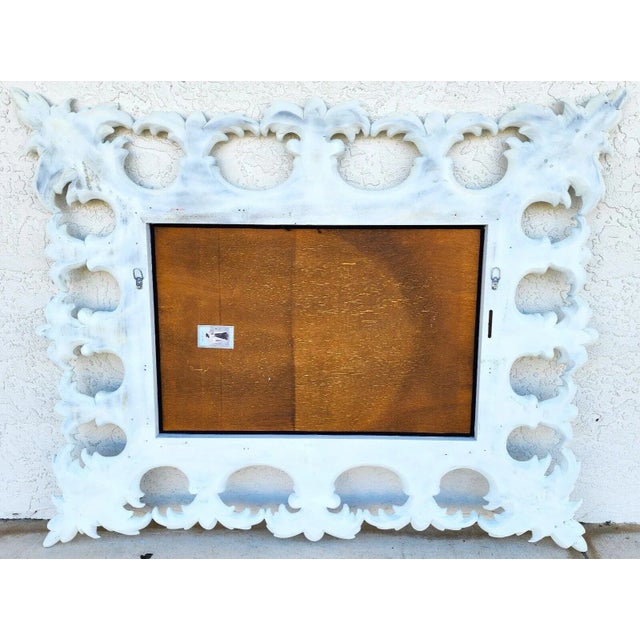 Carved Wood Mirror by Harrison & Gil For Sale - Image 10 of 12