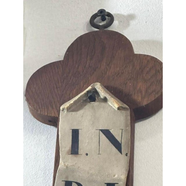 Antique Polychrome Wooden Crucifix, 1890s For Sale - Image 14 of 18
