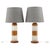 1960s Teak & Glass Table Lamps from Orrefors, Sweden, 1960s, Set of 2 For Sale - Image 5 of 5
