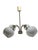 Postmodern Brass and Glass Chandelier, Poland, 1970s For Sale - Image 18 of 18
