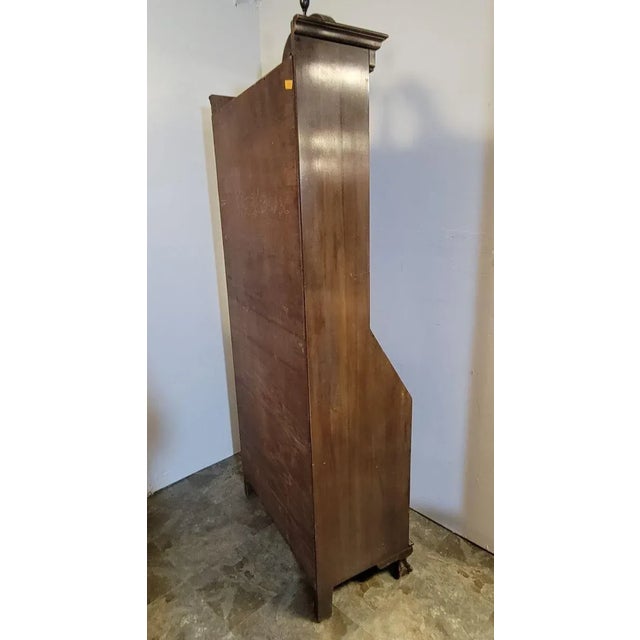 1920s Antique North-Western American Chippendale Mahogany Secretary For Sale - Image 5 of 12