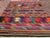 Orange 1960s Boho Chic Style Mini Kilim - 38" X 51" For Sale - Image 8 of 10