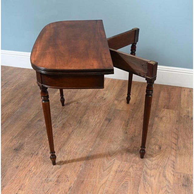 William IV Card Table in Mahogany For Sale - Image 4 of 8