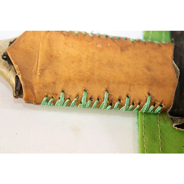 Middle Eastern Yemeni Jambiya Arabic Dagger With Belt For Sale - Image 10 of 12