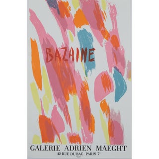 Jean-René Bazaine, Expo 1970, Lithograph Poster For Sale
