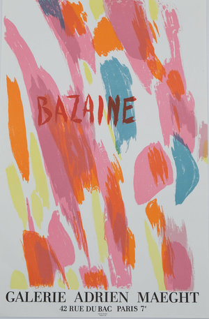 Jean-René Bazaine, Expo 1970, Lithograph Poster