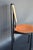 Wood Set of Six Pierre Cardin Dining Chairs in Pecan & Ebonized Maple. u.s.a. 1970s For Sale - Image 7 of 9