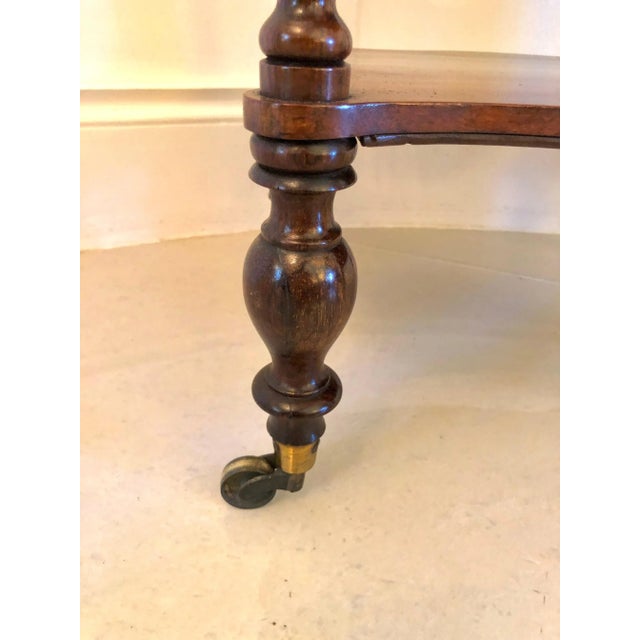 Wood Antique Victorian Freestanding Rosewood Whatnot For Sale - Image 7 of 13
