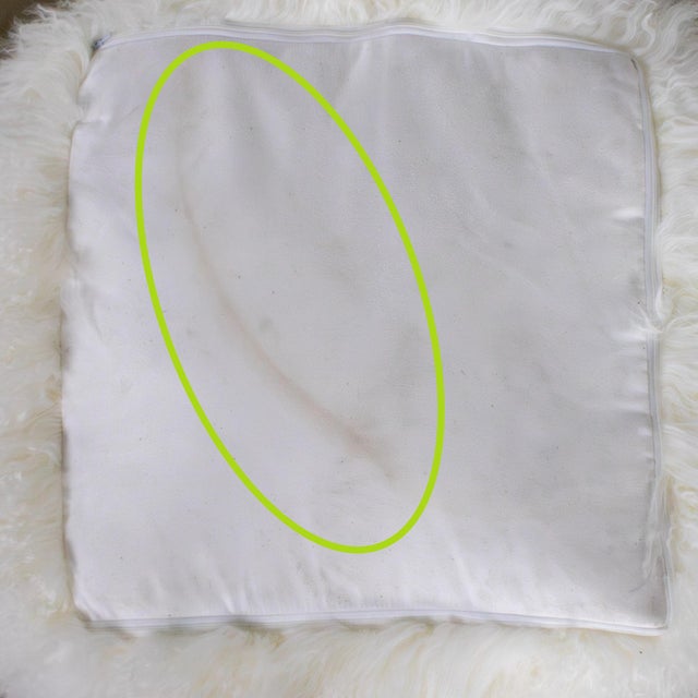 Late 20th to Early 21st Century Modern Square Ottoman or Pouf With White Mongolian Sheepskin For Sale - Image 16 of 18