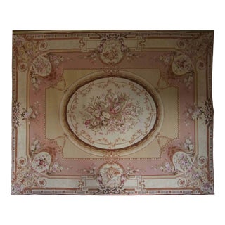 Handwoven Koberec Rug from Aubusson For Sale