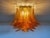 Glass Murano Chandelier from 32 Amber Felci Glasses, 1990 For Sale - Image 7 of 14