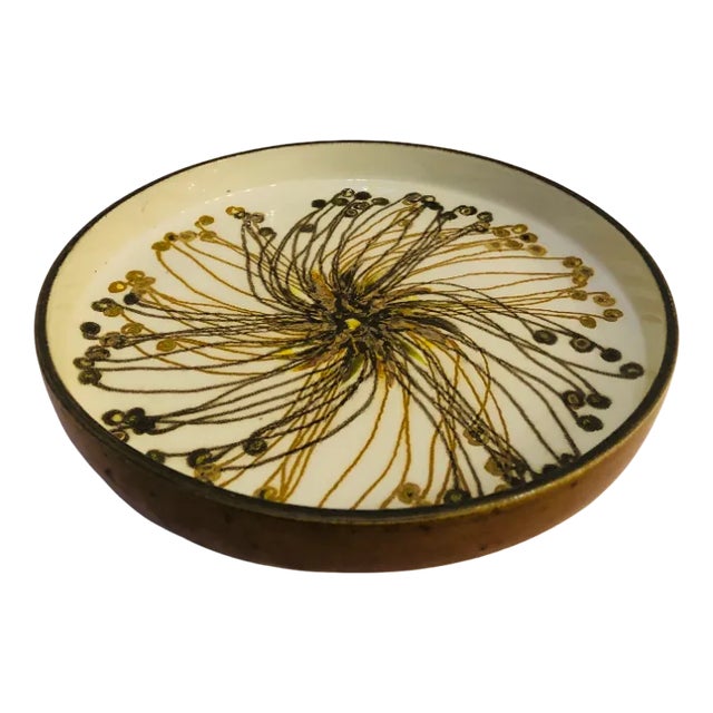 Ceramic Shell Plate by Ellen Mary for Royal Copenhagen, 1960s For Sale