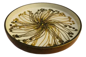 Ceramic Shell Plate by Ellen Mary for Royal Copenhagen, 1960s