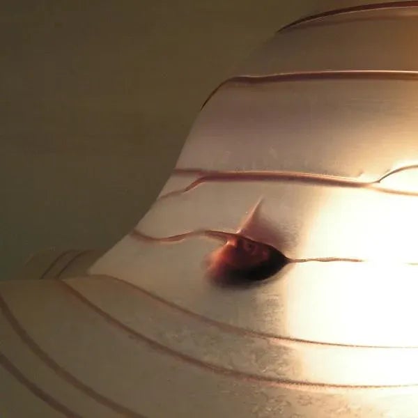 German Heavy Handmade Glass Pendant Lamp from Poeschinger, 1970s For Sale - Image 11 of 13