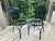 Metal Francois Carre Petite Fan Back Chairs - Set of 4 For Sale - Image 7 of 11