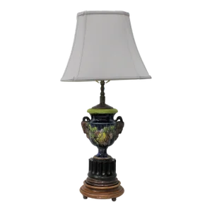 Italian Majolica Lamp