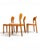 Sculpturally beautiful, organic, and rare danish mid-century modern vintage dining chairs of the highest quality – with...