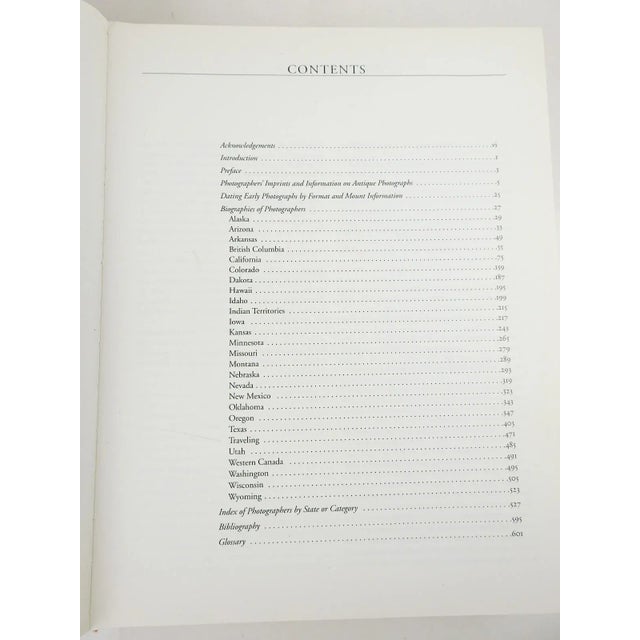 1997 Biographies of Western Photographers 1840-1900 Book For Sale - Image 4 of 5