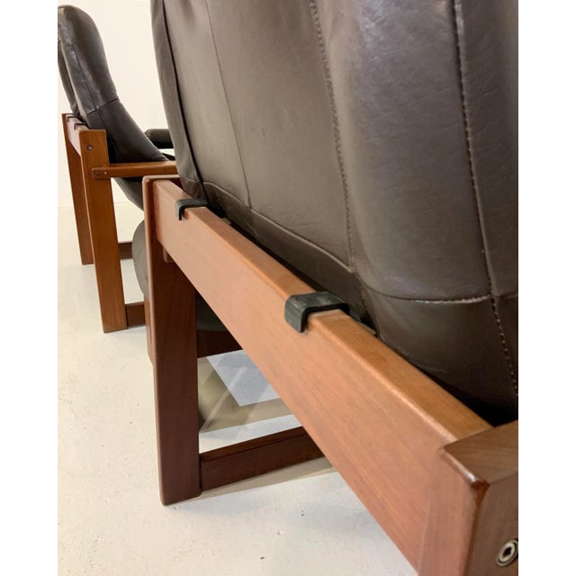 Wood Percival Lafer MP-91 Earth Lounge Sofa Set, 1970s, Brazil, Set of 4 For Sale - Image 7 of 18