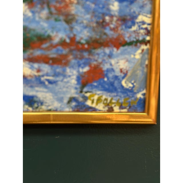 Göta Fogler, Storm, 1950s, Oil Painting on Canvas, Framed For Sale - Image 9 of 18