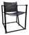 Post Modern Black Leather and Metal Armchair #5 by Radbound Van Beekum for Pastoe For Sale