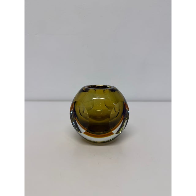 Italian Murano Glass Studio Art Vase, 1960s For Sale - Image 4 of 9