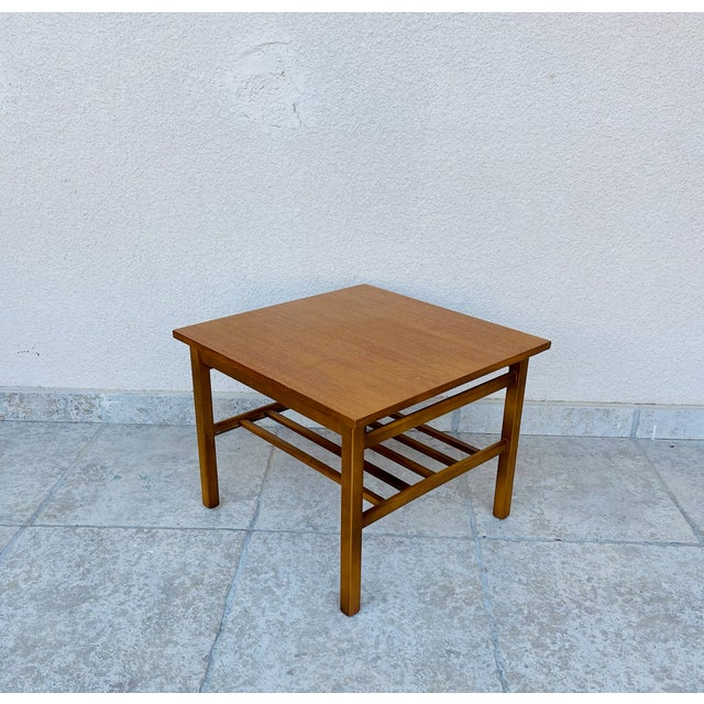 Vintage Scandinavian Teak Coffee Table, 1960s For Sale - Image 10 of 10