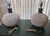 South Pacific Cowrie Shell Encrusted Table Lamps Ikat Style Shades - A Pair For Sale In Phoenix - Image 6 of 12