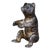 Cast of a Sitting Bear Sterling Silver Ca. 1930s For Sale