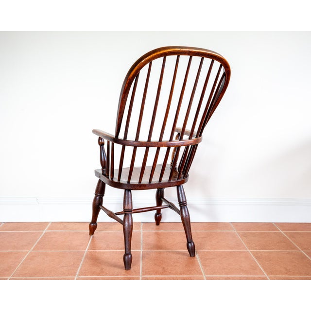 Antique Windsor Armchair, 1840s For Sale - Image 10 of 18